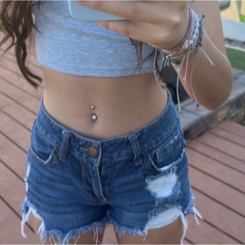 jean shorts